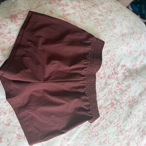 Apana Women's Maroon Athletic Shorts